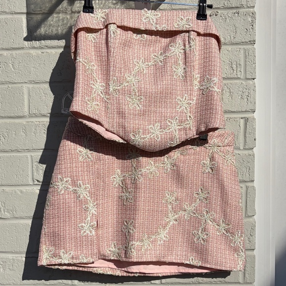 More To Come Dresses & Skirts - More To Come Doer Kirt Set pink floral Small